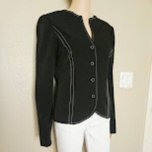 Ruby Rox Women’s Black Polyester Blend Blazer Long Sleeve Size 13